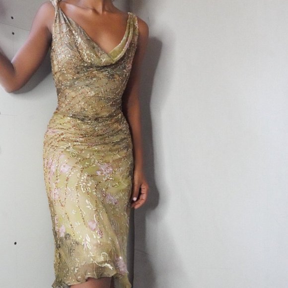 Vintage 90s floral dress - Picture 3 of 3